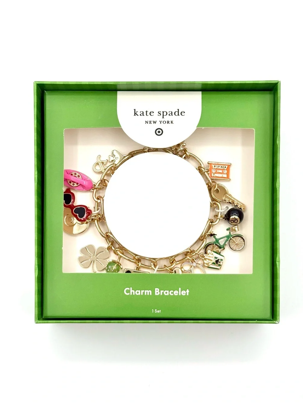Kate Spade New York x Target Limited Edition Charm Bracelet NIB - Picture 2 of 4